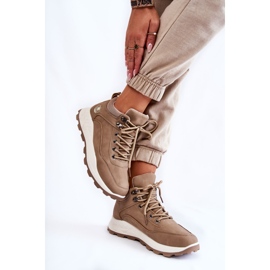 PA1 Botas Trekking Mujer Trappers Beige Otto 4