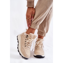PA1 Zapatillas Trekking Mujer Trappers Beige Claro Otto 4