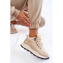 PA1 Zapatillas Trekking Mujer Trappers Beige Claro Otto 5