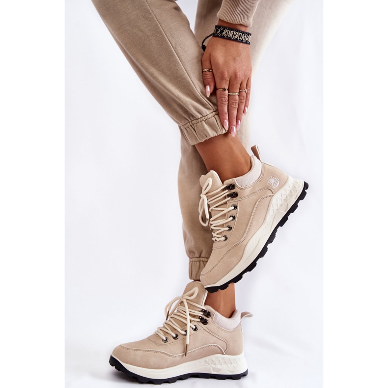 PA1 Zapatillas Trekking Mujer Trappers Beige Claro Otto 1