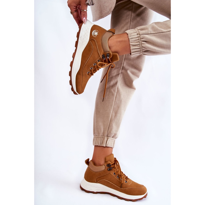 PA1 Zapatos De Trekking Abrigados Mujer Trappers Camel Otto marrón 2