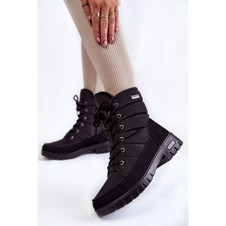 Botas de nieve con aislamiento para mujer Progress PROGJ-21-14 Negro 2 Botas de nieve con aislamiento para mujer Progress PROGJ-21-14 Negro 2