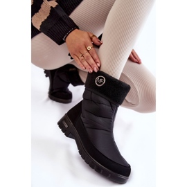 Botas de nieve con aislamiento de moda para mujer Progress PROGJ-21-13 Negro 6