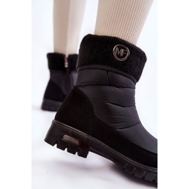 Botas de nieve con aislamiento de moda para mujer Progress PROGJ-21-13 Negro 5
