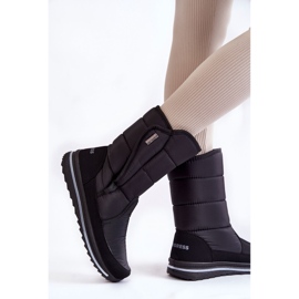 Botas De Nieve De Mujer Con Velcro Progress PROGJ-22-128 Negro 5