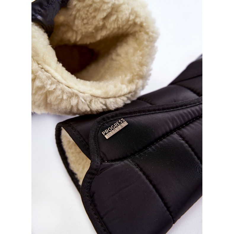 Botas De Nieve De Mujer Con Velcro Progress PROGJ-22-128 Negro 2