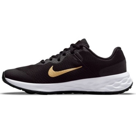 Nike Revolution 6 Jr DD1096 002 zapatillas de running negro dorado 1 Nike Revolution 6 Jr DD1096 002 zapatillas de running negro dorado 1