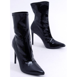 BM Botines lacados sobre tacón Soraya Black negro 3