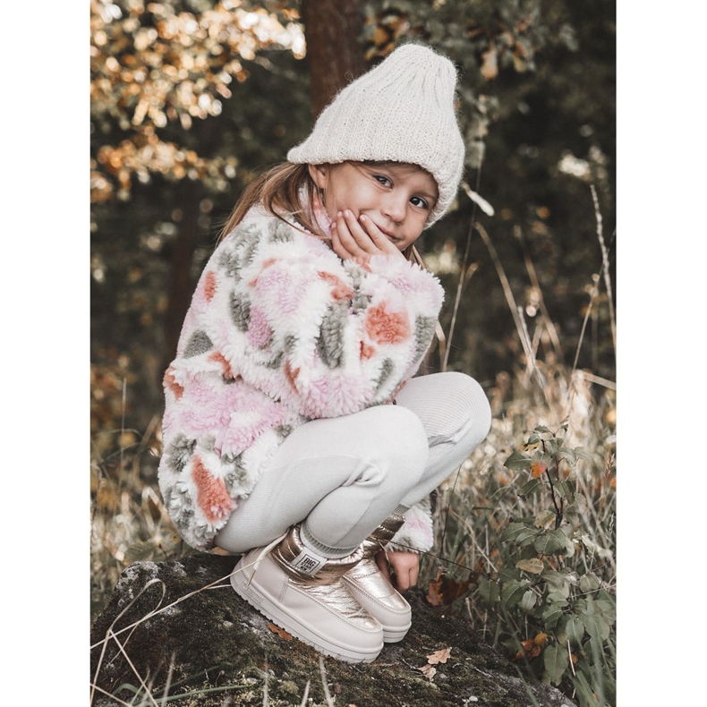 Botas de nieve para niños Big Star KK374221 Beżowo-Złote beige 1