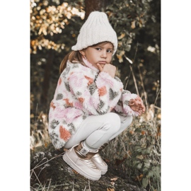 Botas de nieve para niños Big Star KK374221 Beżowo-Złote beige 6