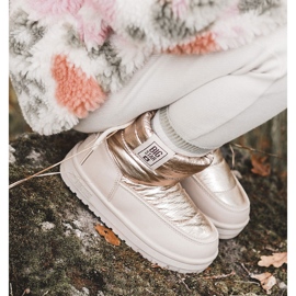 Botas de nieve para niños Big Star KK374221 Beżowo-Złote beige 7
