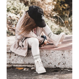 Botas Infantiles Warm Trappers Beige claro Dexter 2 Botas Infantiles Warm Trappers Beige claro Dexter 2