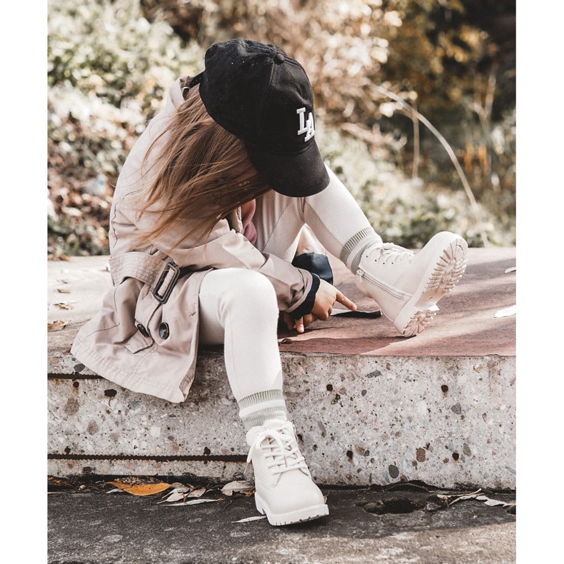 Botas Infantiles Warm Trappers Beige claro Dexter 2 Botas Infantiles Warm Trappers Beige claro Dexter 2