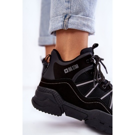 Botas de montaña para mujer Memory Foam Big Star KK274218 Negro 5