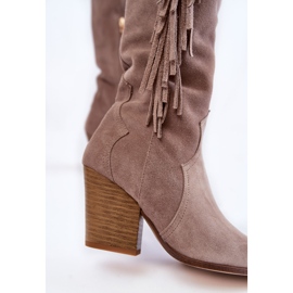 Lewski Shoes Botas Vaqueras Mujer Ante Lewski 3094 / F Gris 3