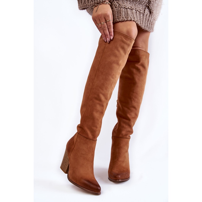 Lewski Shoes Botas Altas Mujer Piel Lewski 2833 Camel marrón 1