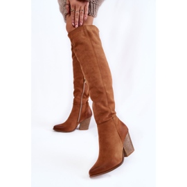 Lewski Shoes Botas Altas Mujer Piel Lewski 2833 Camel marrón 3
