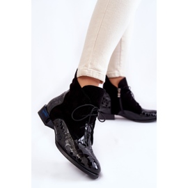 Botas De Piel Tacón Plano Maciejka 2878J-01 Negro 3