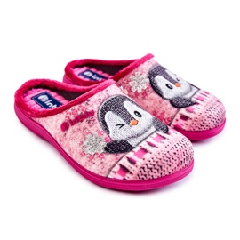Pantuflas de Estar por casa Mujer Pingüinos Inblu EC-81-023 Rosa rosado 7
