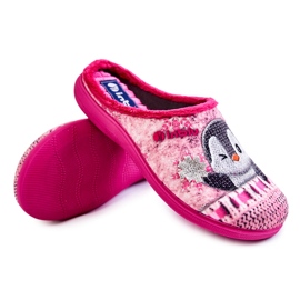 Pantuflas de Estar por casa Mujer Pingüinos Inblu EC-81-023 Rosa 1