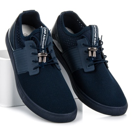 Seastar Zapatos deportivos con cordón azul marino 2
