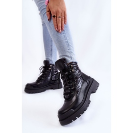 Sergio Leone Botas De Mujer En La Plataforma Negro Nerina 3