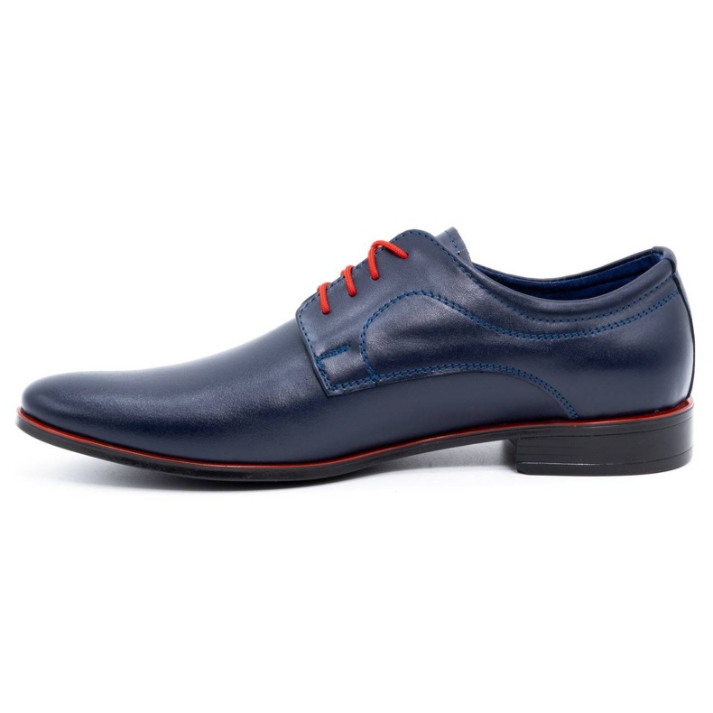 Olivier Zapatos de vestir hombre piel 277 azul marino 1