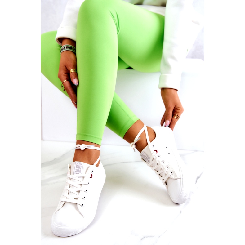 Deportivas Bajas de Piel Big Star JJ274007 Blanco 3