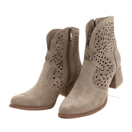 Botas caladas Lewski Shoes 3166 Cappucino marrón 8