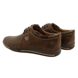 Polbut Zapatos de hombre de piel 343 marrón 7