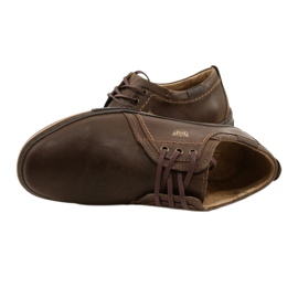Polbut Zapatos de hombre de piel 343 marrón 6