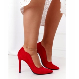 Stilettos Mujer Ante Rojo S.Barski Ziger 2
