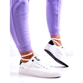 Deportivas de Piel Big Star JJ274211 Blanco y Negro 2