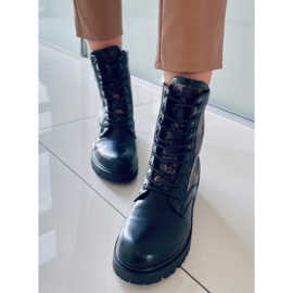BM Botas de trabajo de mujer Voice Black marrón negro 4
