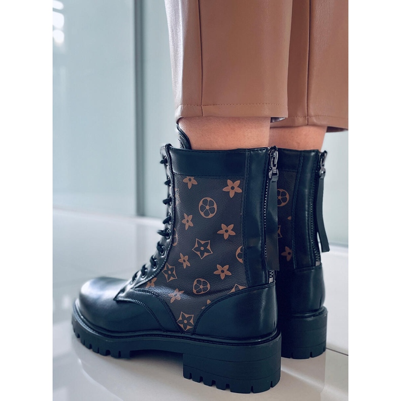 BM Botas de trabajo de mujer Voice Black marrón negro 1