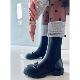 BM Botas de mujer con parte superior flexible Corrin Black negro 4