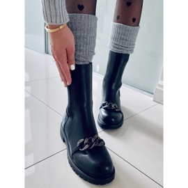 BM Botas de mujer con parte superior flexible Corrin Black negro 2