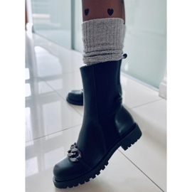 BM Botas de mujer con parte superior flexible Corrin Black negro 1