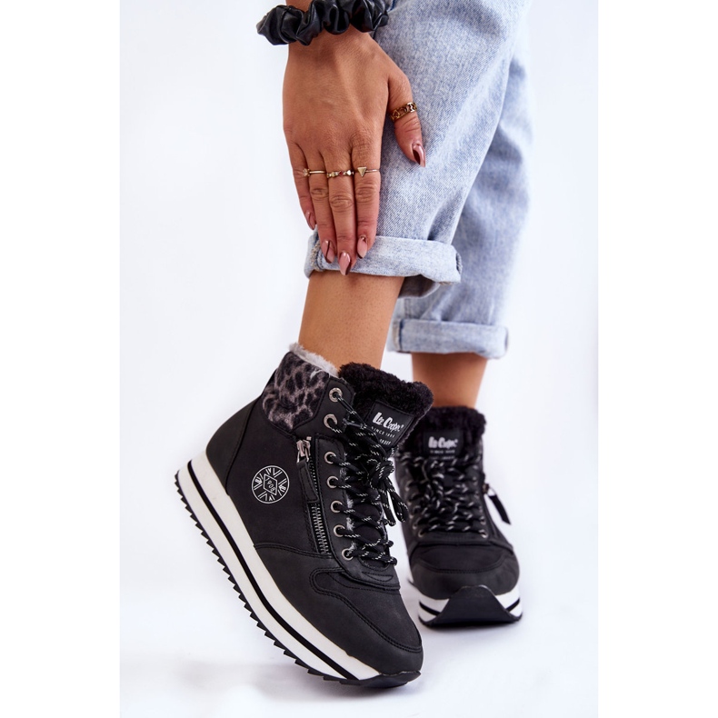 Botas cálidas negras para mujer Lee Cooper LCJ-22-31-1448 negro 1