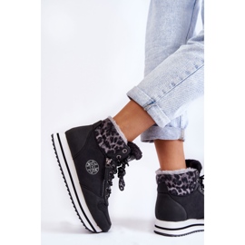 Botas cálidas negras para mujer Lee Cooper LCJ-22-31-1448 negro 4
