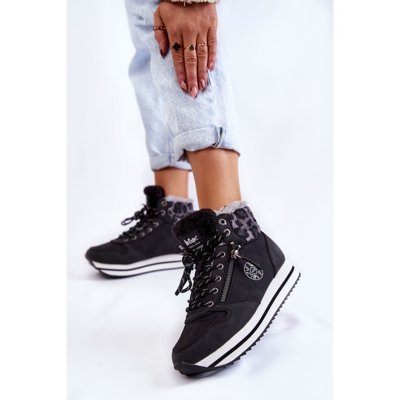 Botas cálidas negras para mujer Lee Cooper LCJ-22-31-1448 negro 2