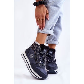 Botas Cálidas de Mujer Lee Cooper LCJ-22-31-1450 Azul Marino 1