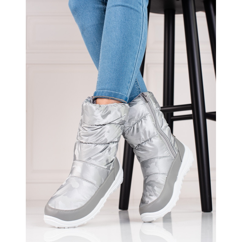 Botas de nieve plateadas para mujer Big Star KK274600G plata 1
