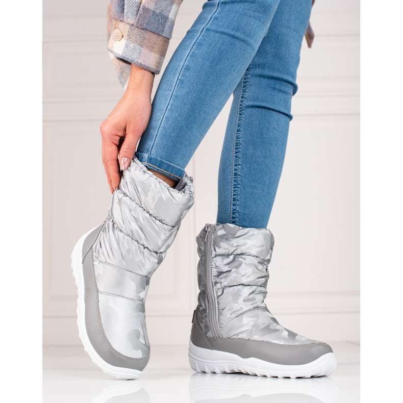 Botas de nieve plateadas para mujer Big Star KK274600G plata 2