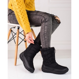Cálidas botas de nieve negras de Big Star KK274599 negro 1