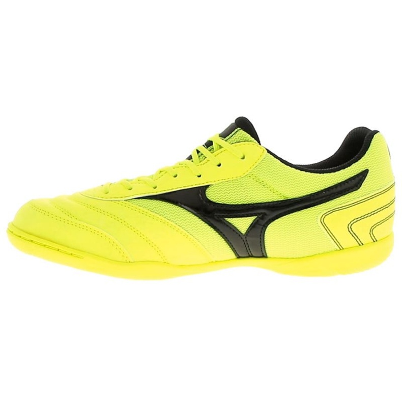 Zapatos de fútbol Mizuno Mrl Sala Club In Q1GA220345 dorado verde 1