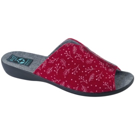 Zapatillas de fieltro de mujeres DIK41 Bio Nature Adanex 27778 rojo 1 Zapatillas de fieltro de mujeres DIK41 Bio Nature Adanex 27778 rojo 1