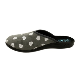 Pantuflas Mujer Con Corazones BIO Adanex 27938 Gris 2 Pantuflas Mujer Con Corazones BIO Adanex 27938 Gris 2