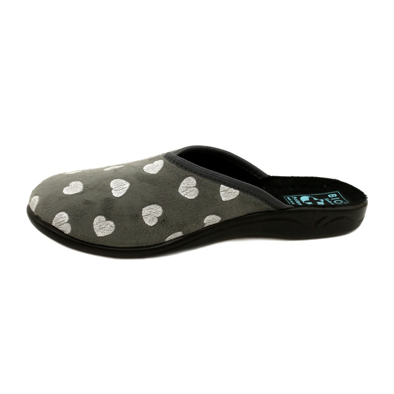 Pantuflas Mujer Con Corazones BIO Adanex 27938 Gris 2 Pantuflas Mujer Con Corazones BIO Adanex 27938 Gris 2