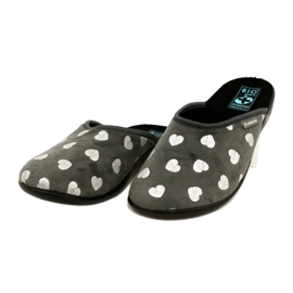 Pantuflas Mujer Con Corazones BIO Adanex 27938 Gris 3 Pantuflas Mujer Con Corazones BIO Adanex 27938 Gris 3